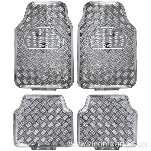 Metallic Design Car Floor Mat